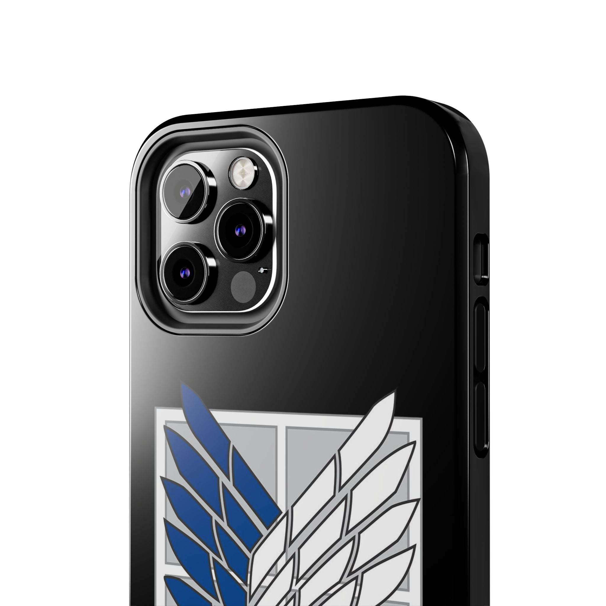 Attack On Titan Survey Corps Tough Phone Case — Anime Wings Emblem Protective iPhone Cover