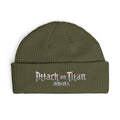Attack on Titan Cuff Beanie — Embroidered Anime Knit Hat