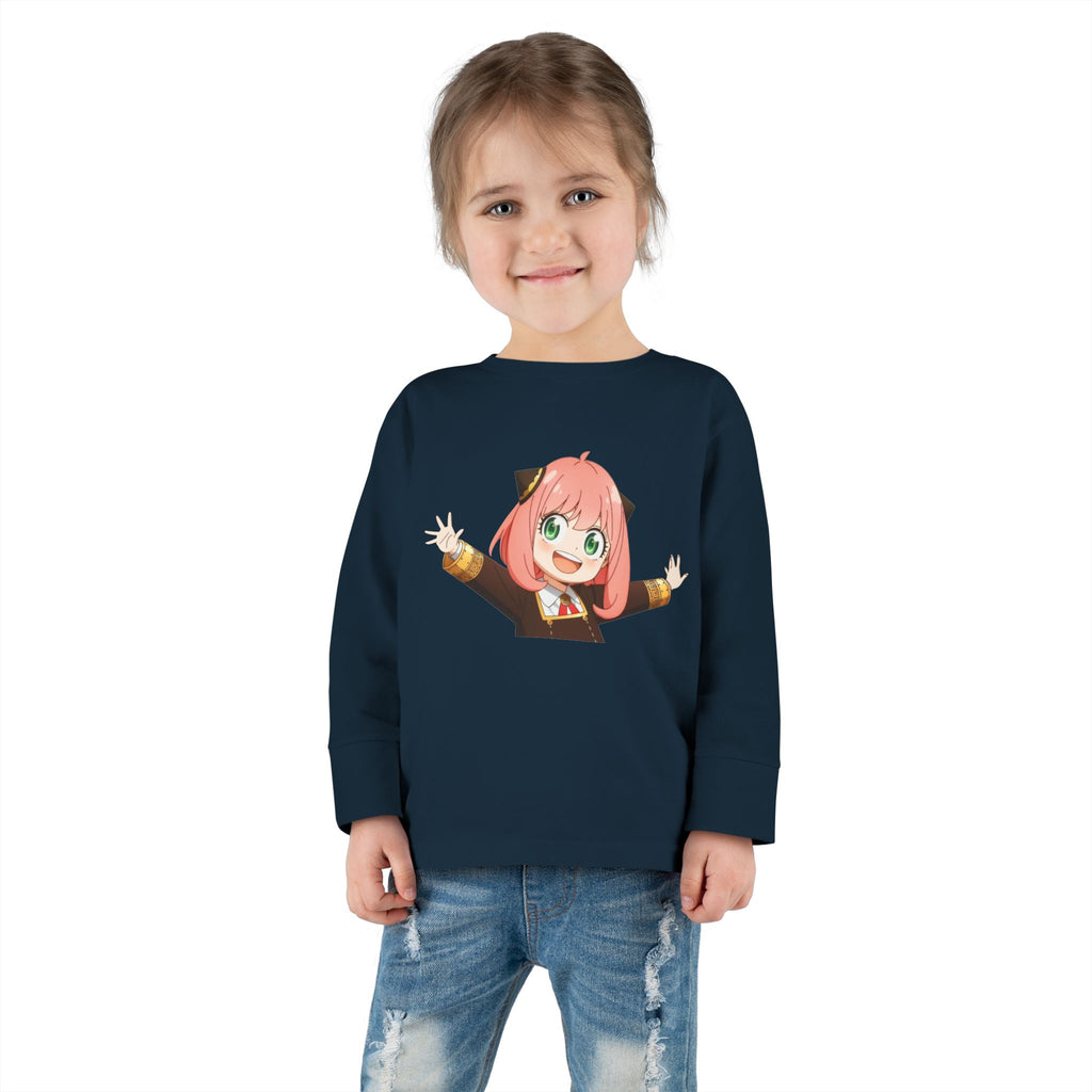 Spy x Family Anya Toddler Long Sleeve Tee — Cute Anime Kid Shirt
