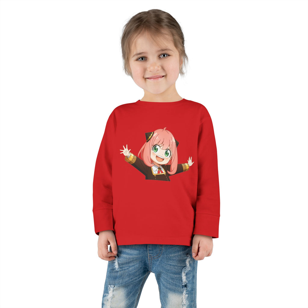 Spy x Family Anya Toddler Long Sleeve Tee — Cute Anime Kid Shirt