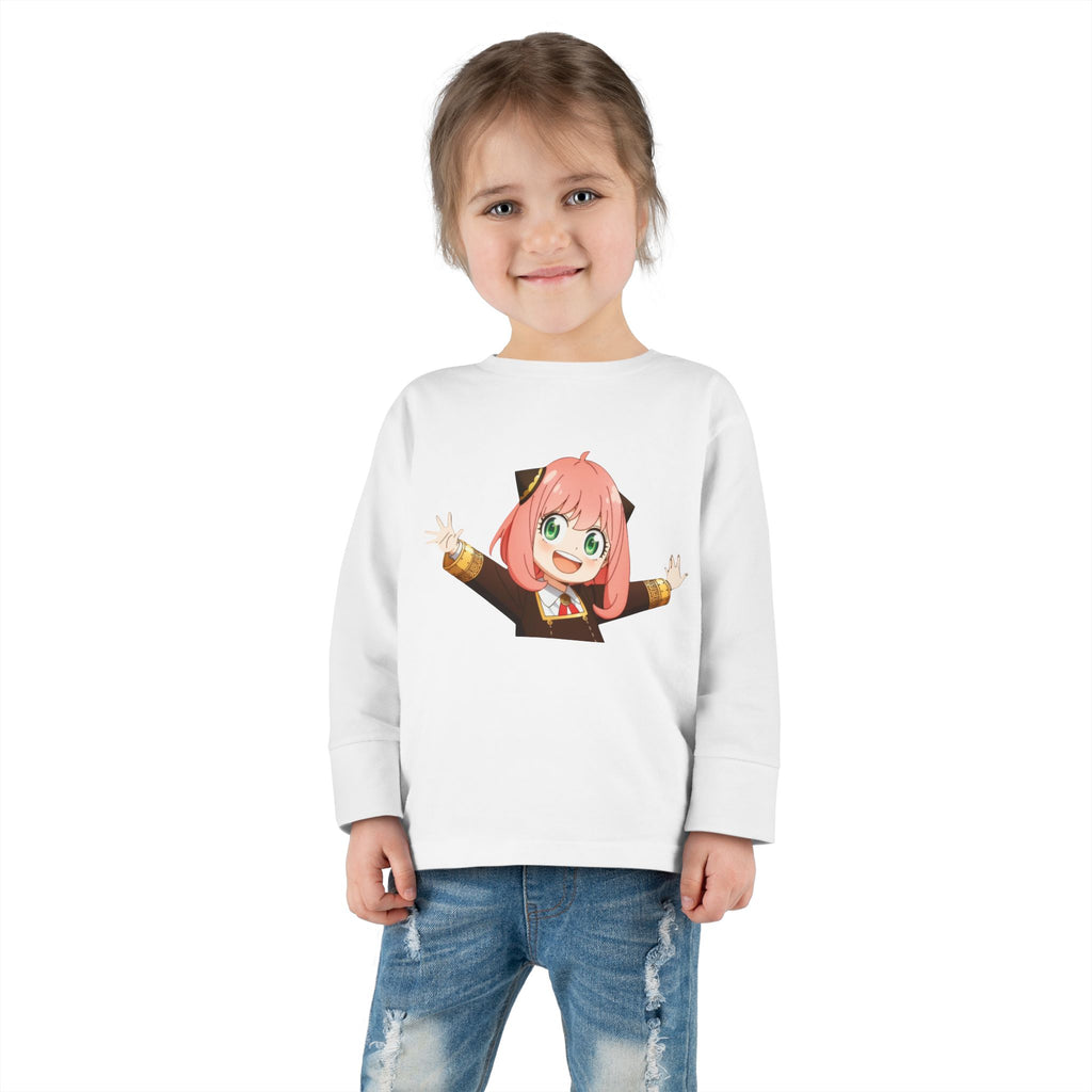 Spy x Family Anya Toddler Long Sleeve Tee — Cute Anime Kid Shirt