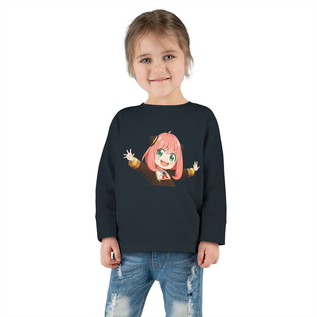 Spy x Family Anya Toddler Long Sleeve Tee — Cute Anime Kid Shirt