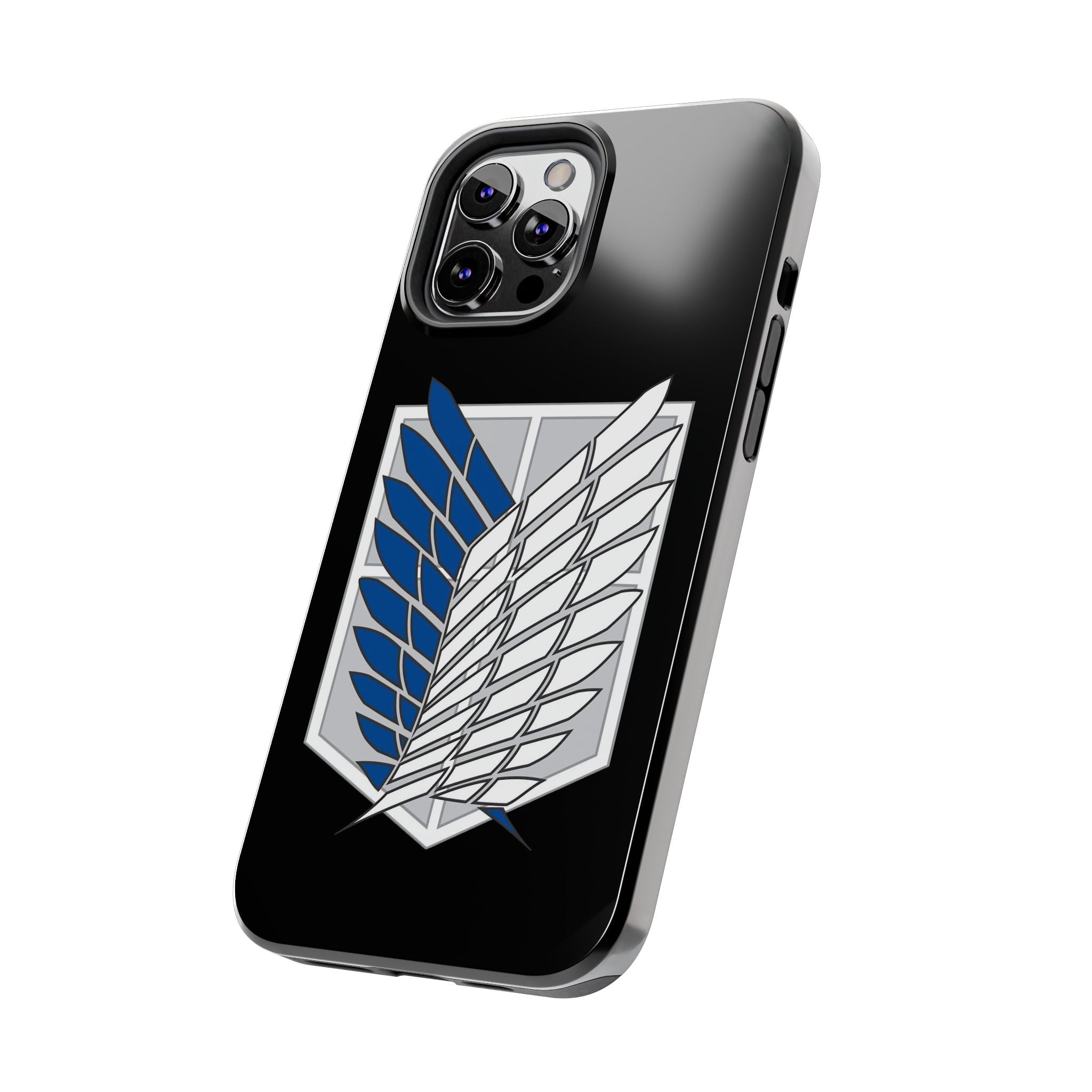 Attack On Titan Survey Corps Tough Phone Case — Anime Wings Emblem Protective iPhone Cover