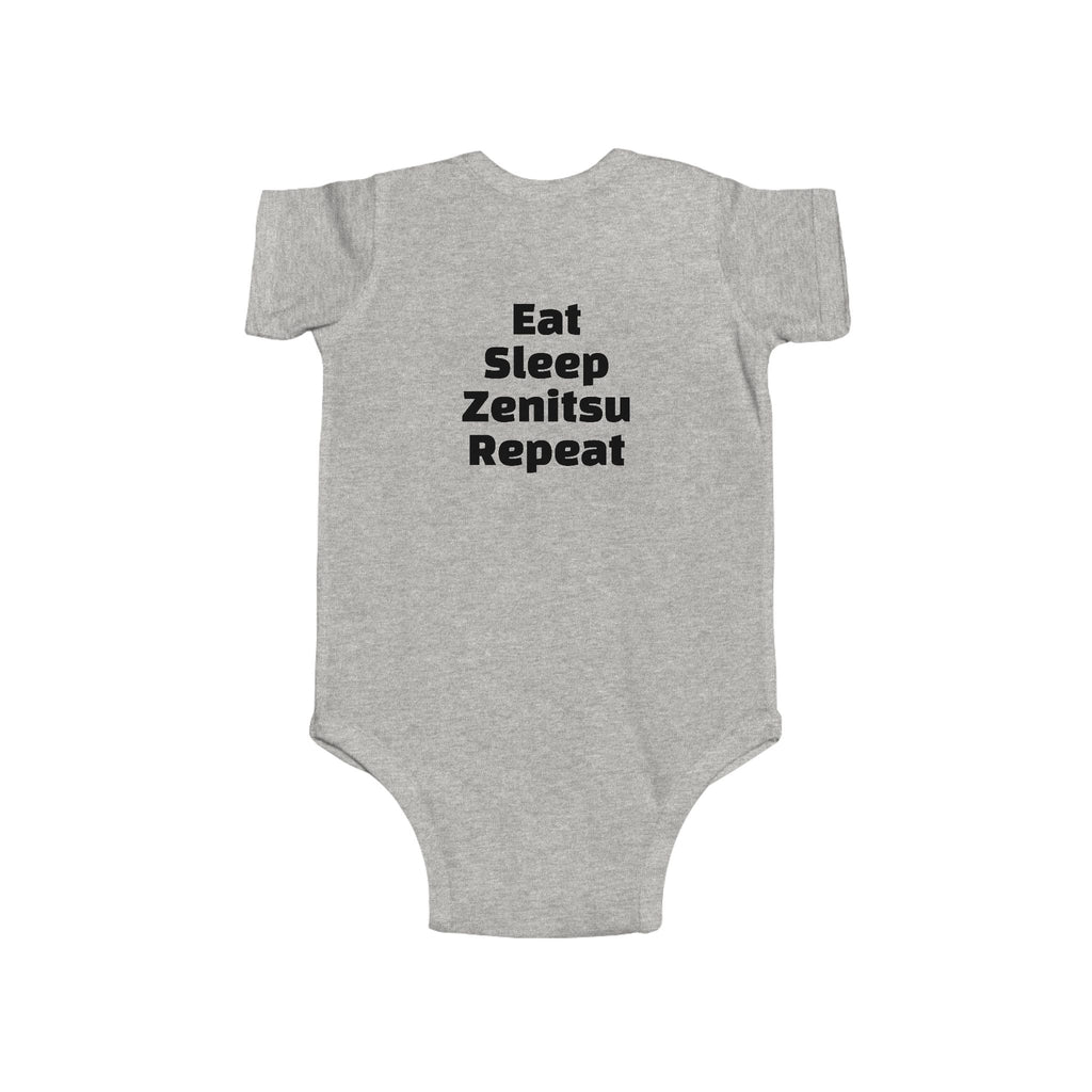 Zenitsu Baby Bodysuit – "Eat Sleep Zenitsu Repeat" Cute Anime Infant Onesie
