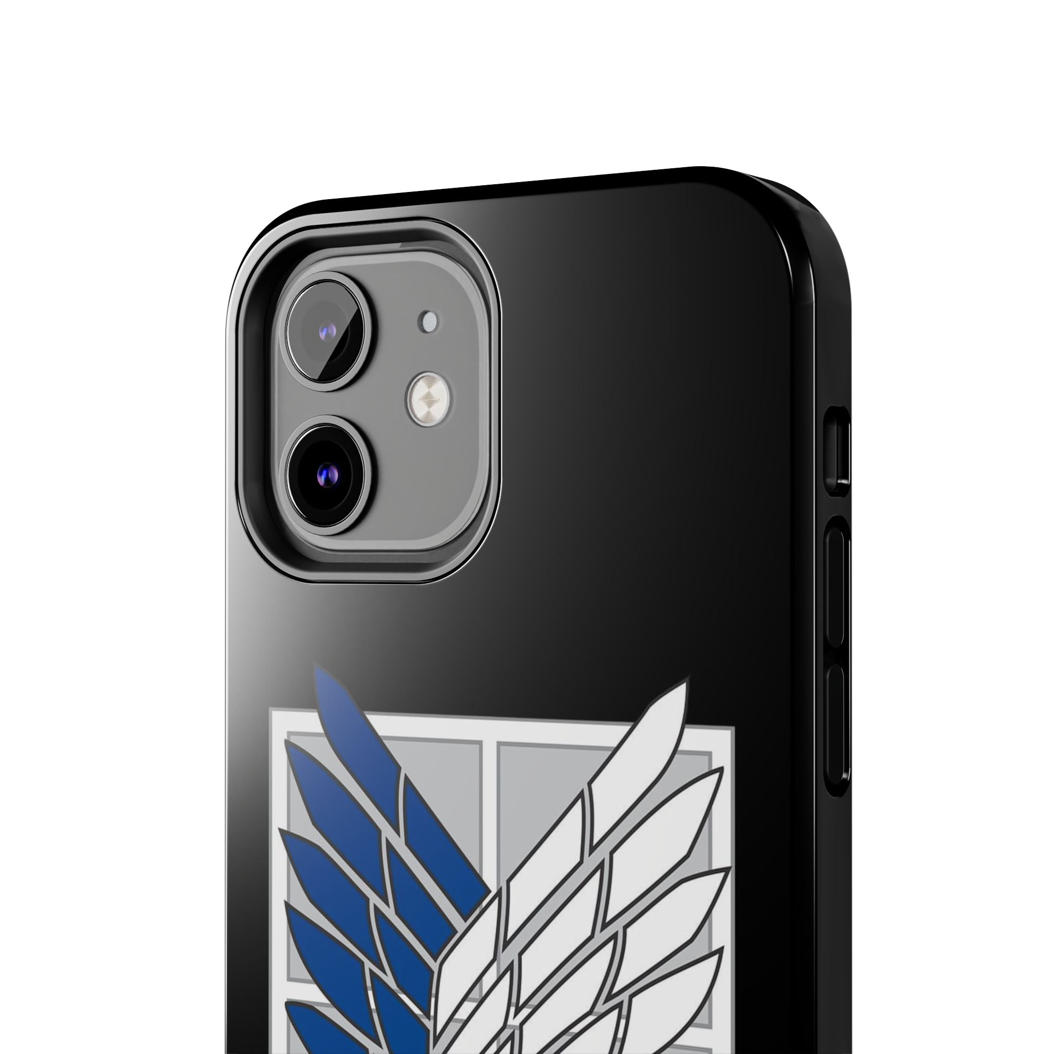 Attack On Titan Survey Corps Tough Phone Case — Anime Wings Emblem Protective iPhone Cover