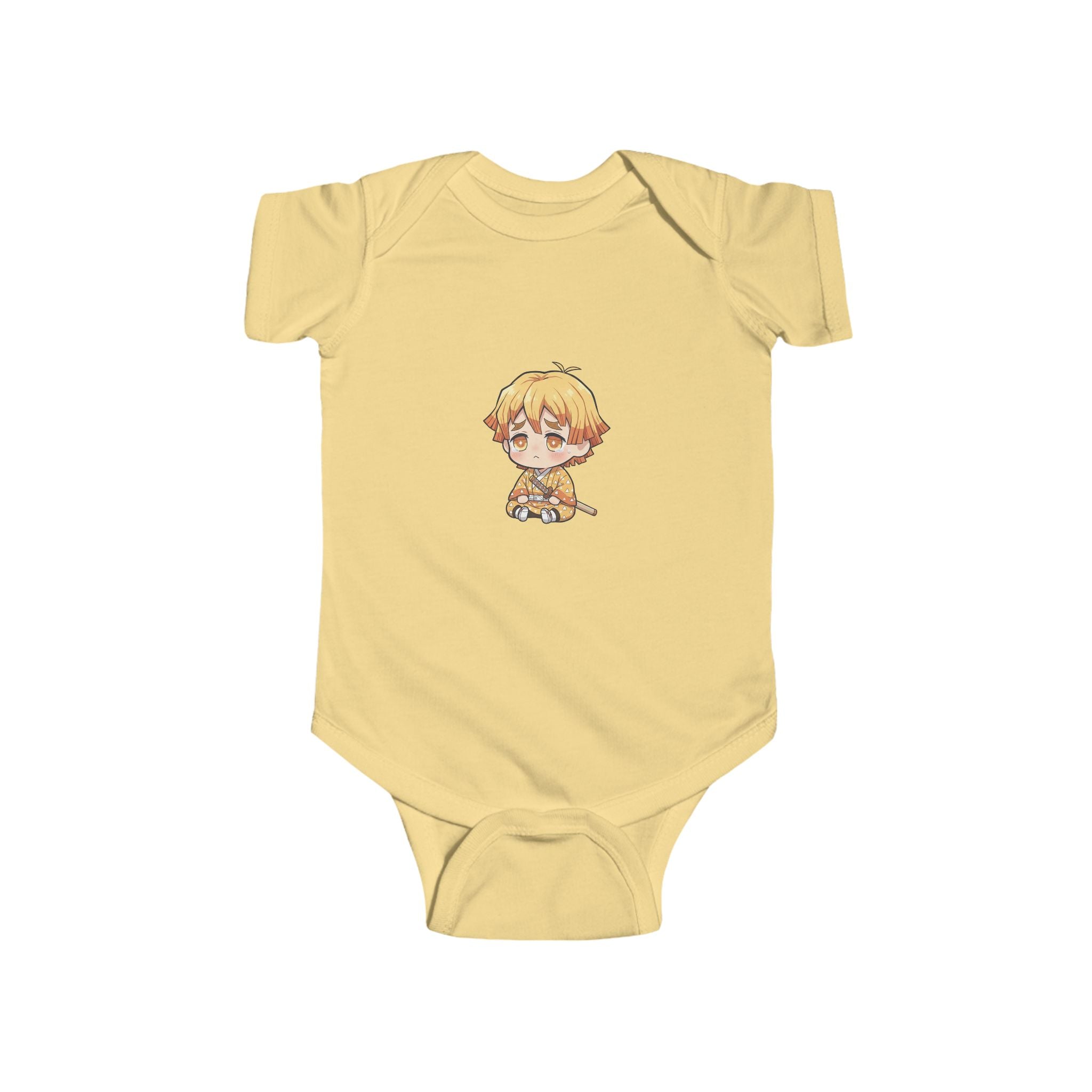 Zenitsu Baby Bodysuit – "Eat Sleep Zenitsu Repeat" Cute Anime Infant Onesie
