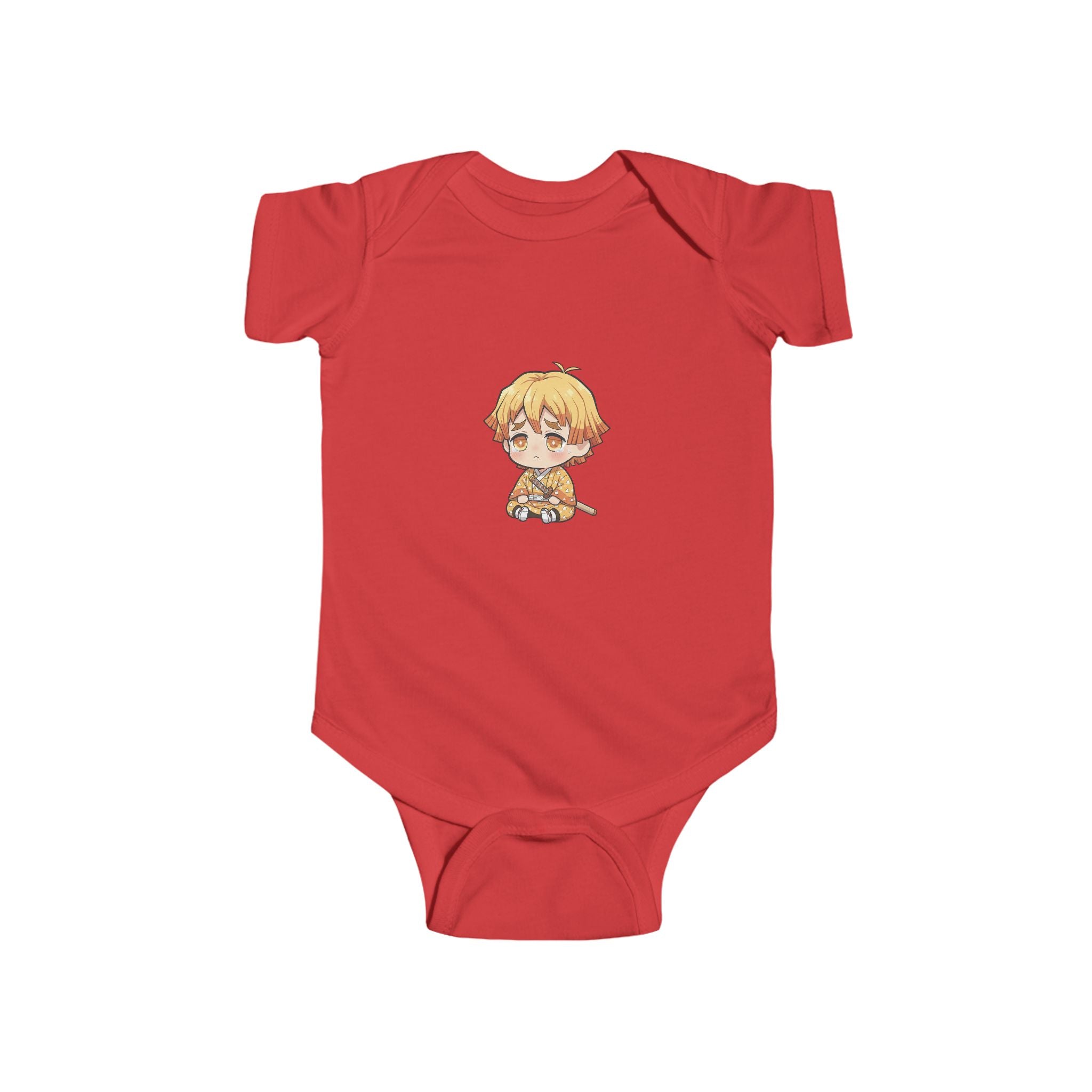 Zenitsu Baby Bodysuit – "Eat Sleep Zenitsu Repeat" Cute Anime Infant Onesie