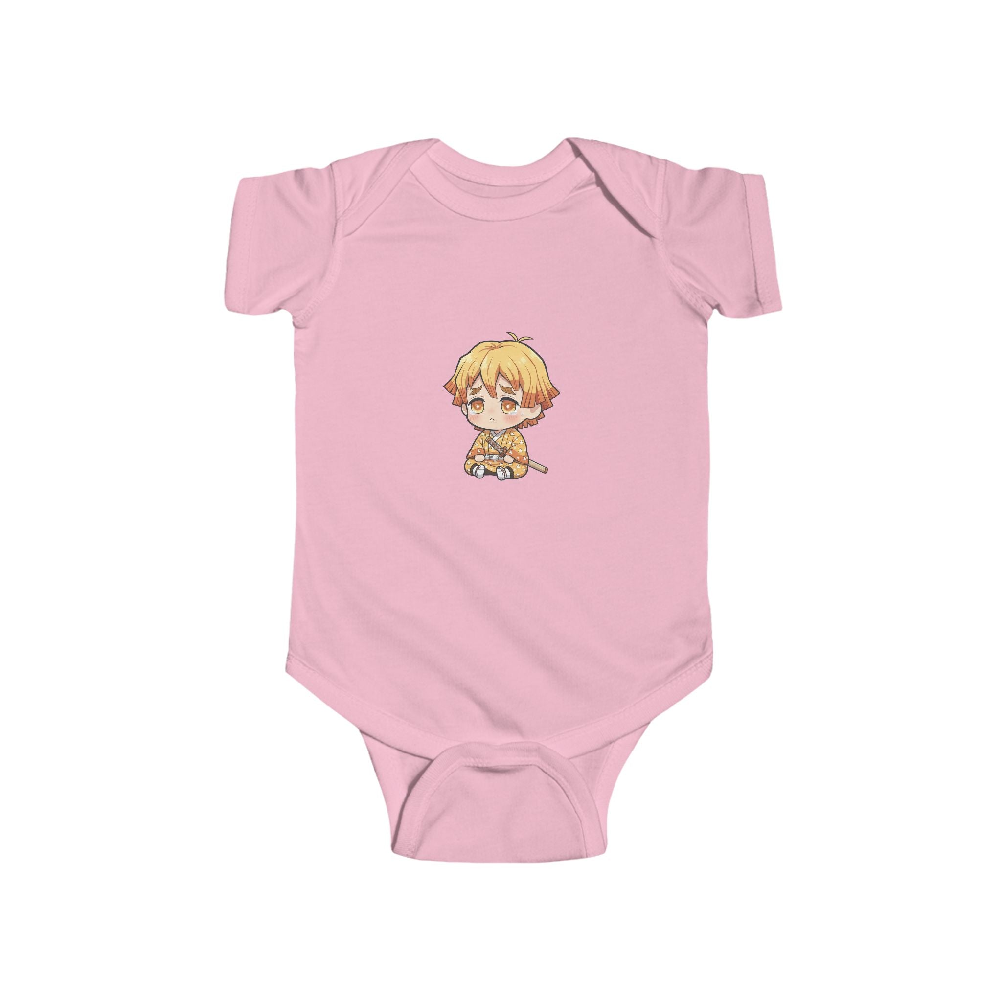 Zenitsu Baby Bodysuit – "Eat Sleep Zenitsu Repeat" Cute Anime Infant Onesie