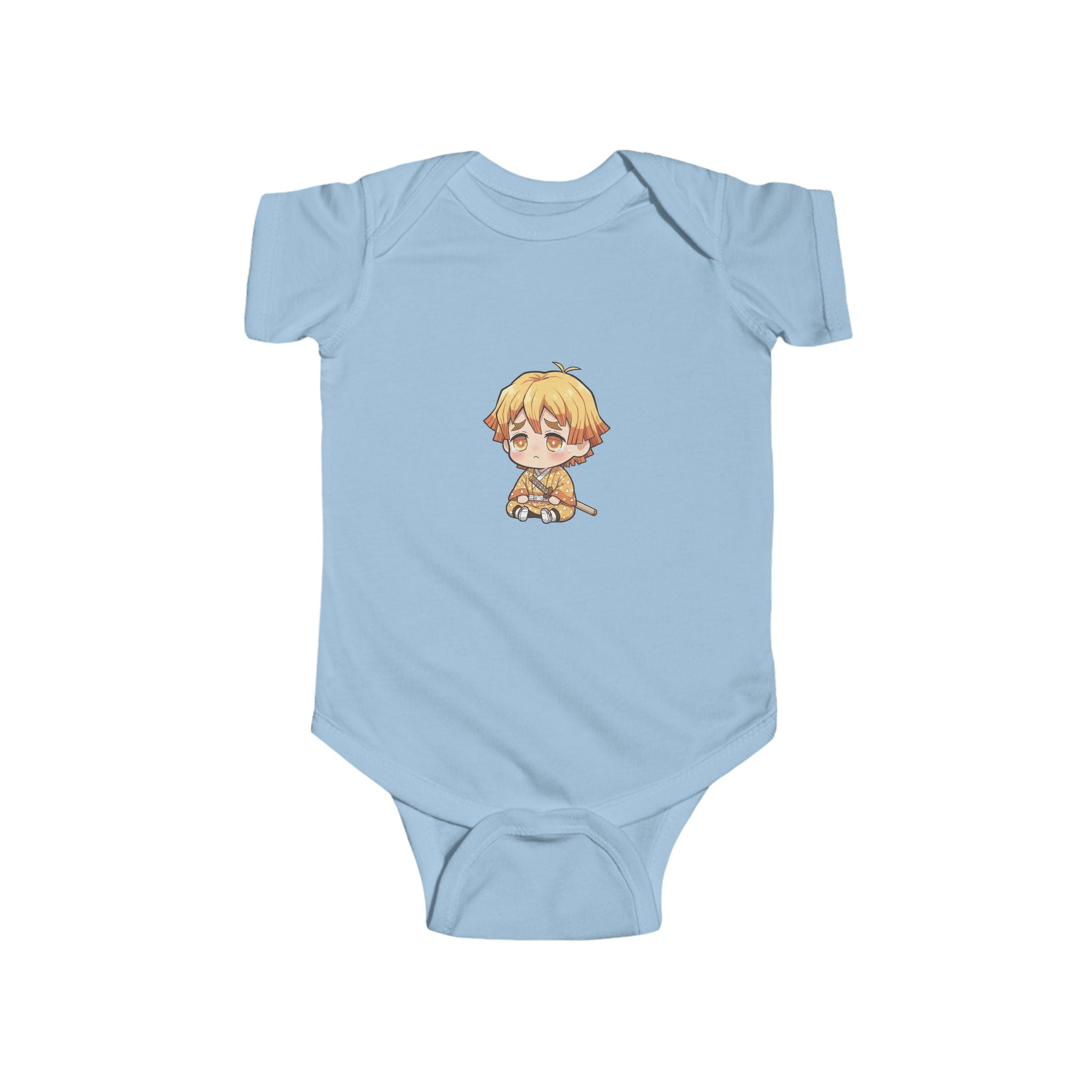 Zenitsu Baby Bodysuit – "Eat Sleep Zenitsu Repeat" Cute Anime Infant Onesie