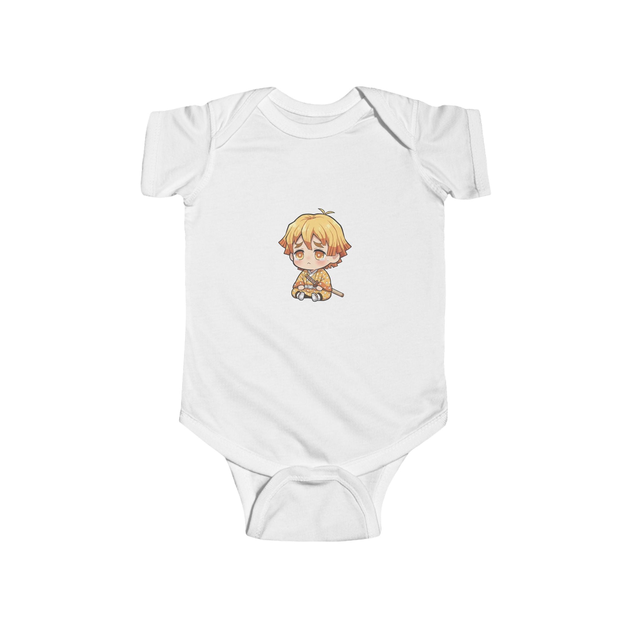 Zenitsu Baby Bodysuit – "Eat Sleep Zenitsu Repeat" Cute Anime Infant Onesie