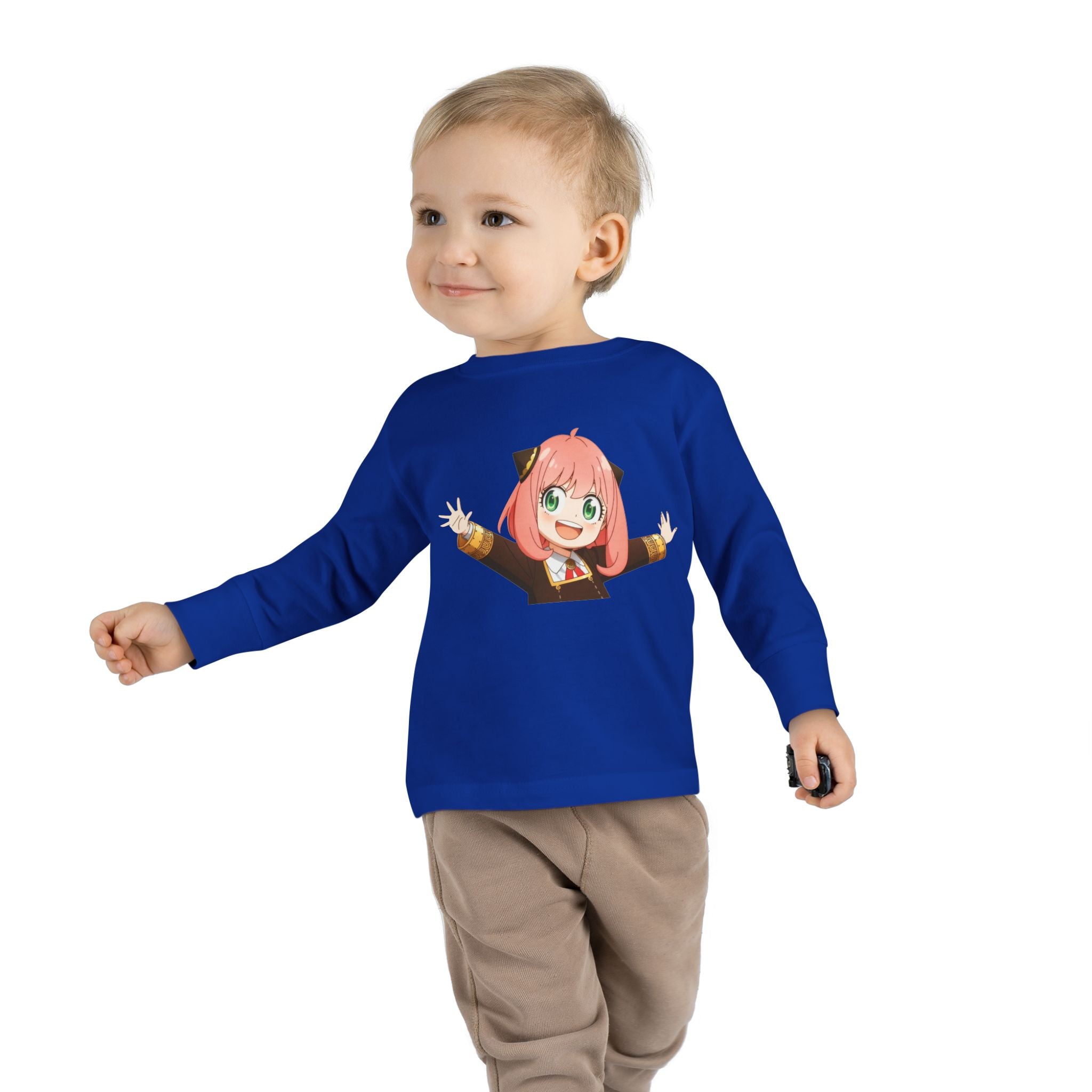 Spy x Family Anya Toddler Long Sleeve Tee — Cute Anime Kid Shirt