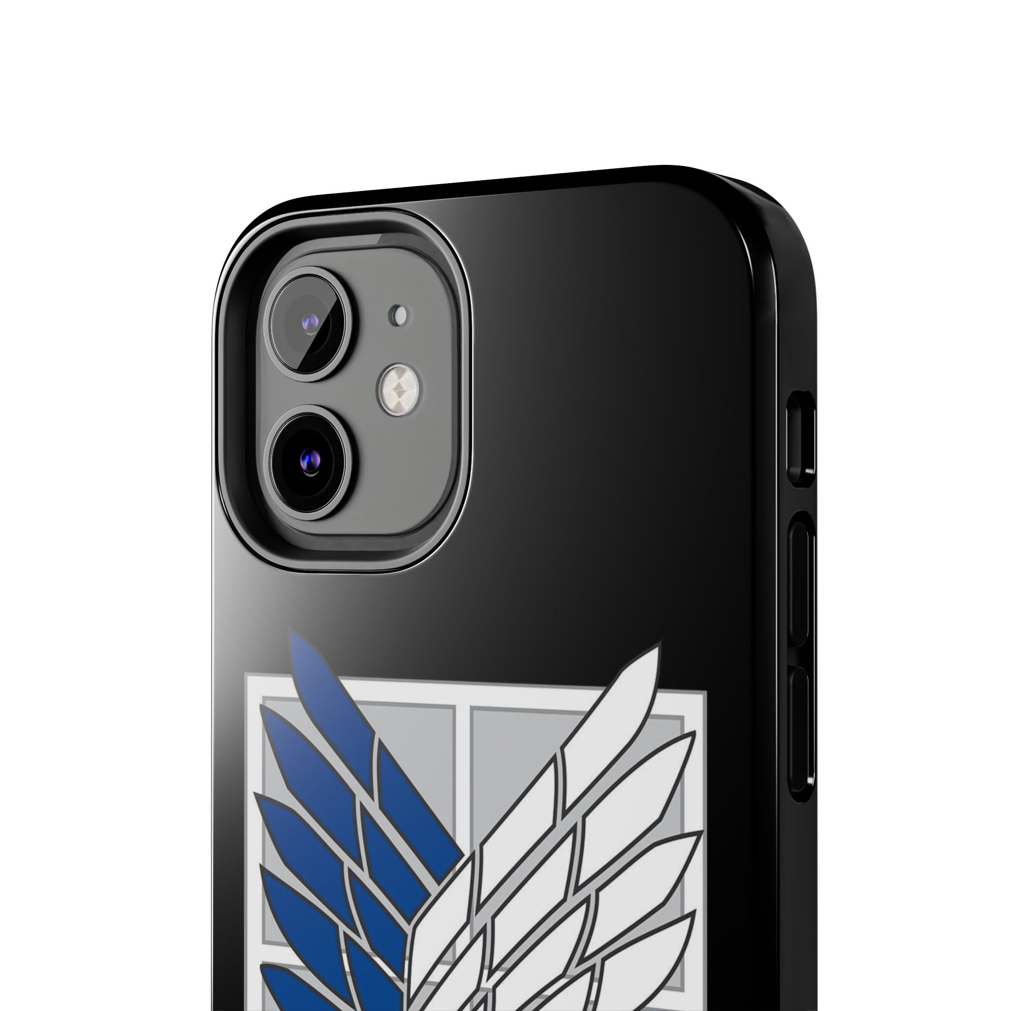 Attack On Titan Survey Corps Tough Phone Case — Anime Wings Emblem Protective iPhone Cover