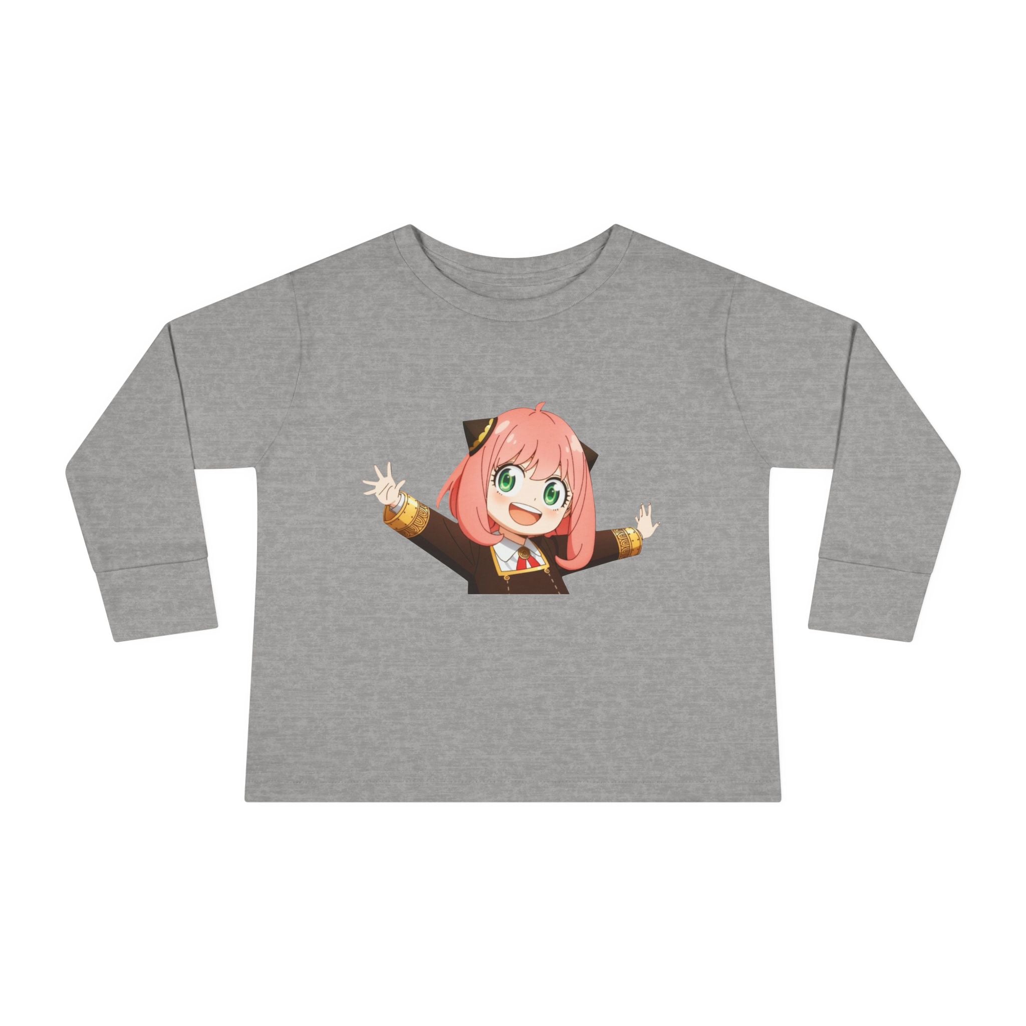 Spy x Family Anya Toddler Long Sleeve Tee — Cute Anime Kid Shirt