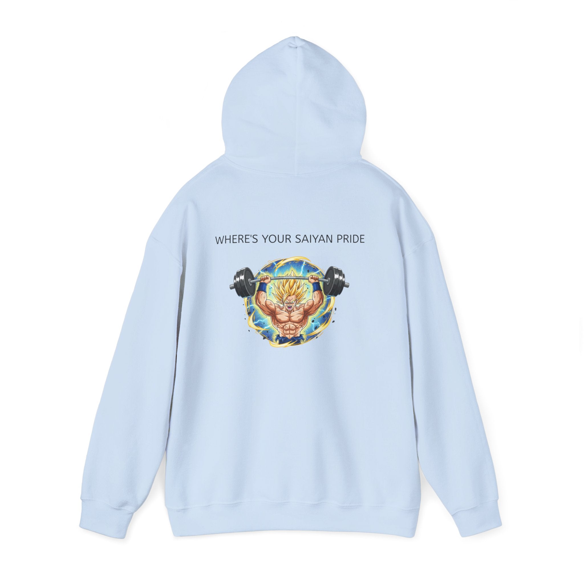 Dragon Ball Z Hoodie — "Where's Your Saiyan Pride" Graphic Pullover
