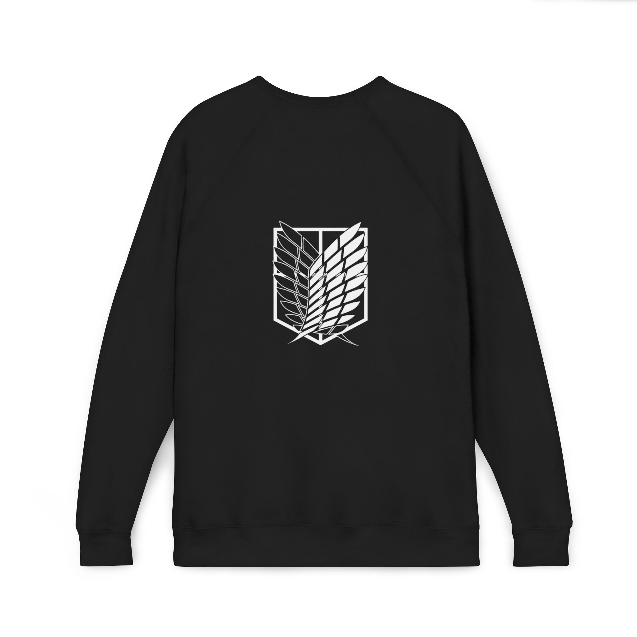 Unisex Sponge Fleece Raglan Sweatshirt Freedom Wings Attack On Titan