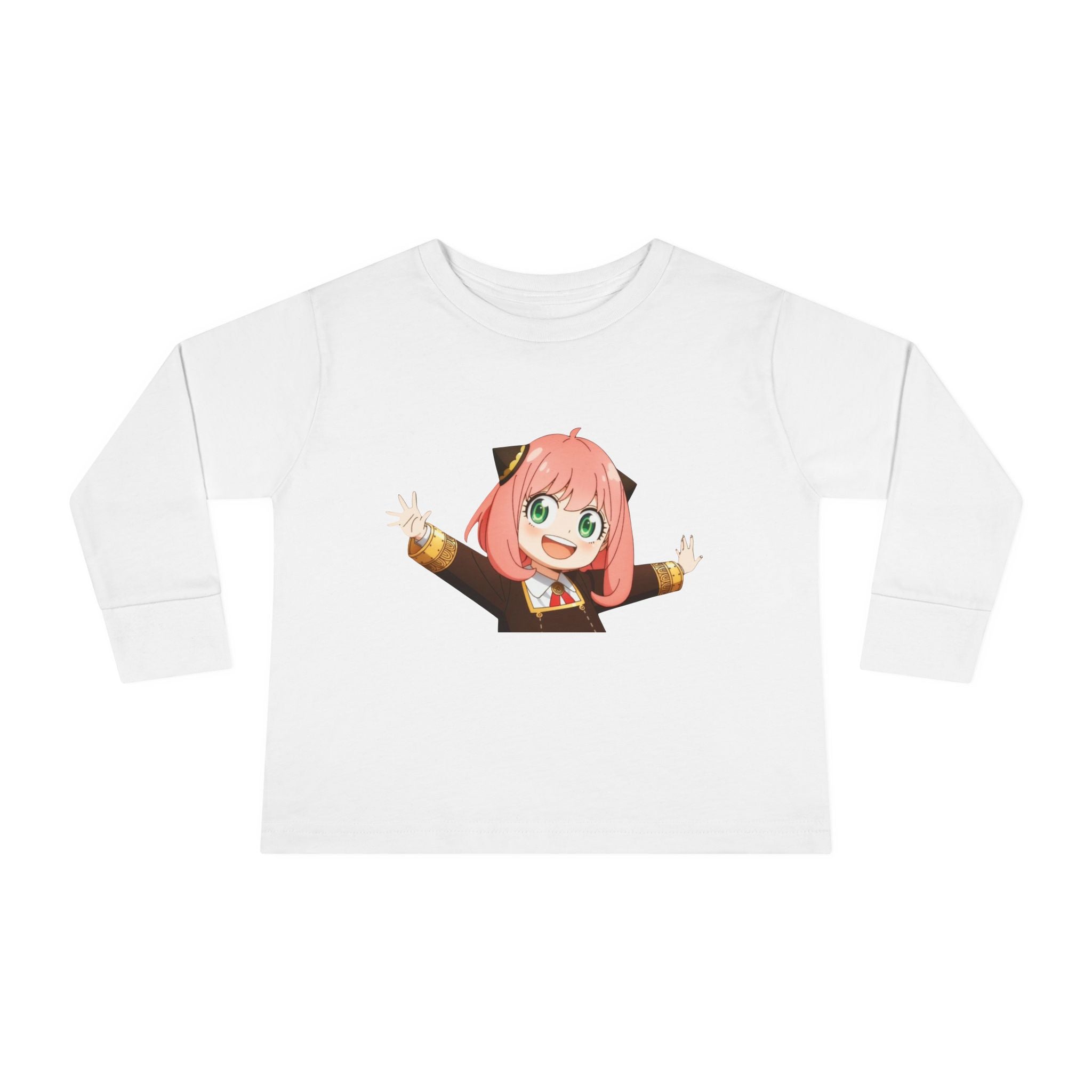 Spy x Family Anya Toddler Long Sleeve Tee — Cute Anime Kid Shirt