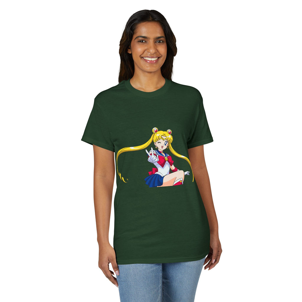 Sailor moon -Inspired Anime Girl Graphic T-Shirt