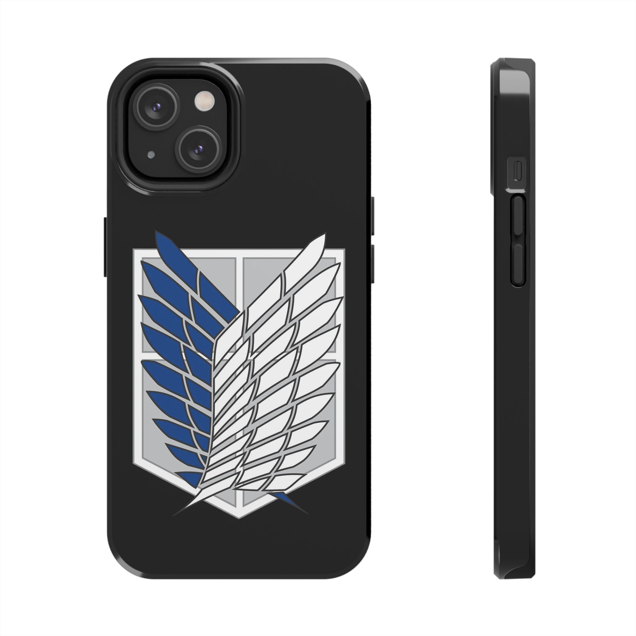 Attack On Titan Survey Corps Tough Phone Case — Anime Wings Emblem Protective iPhone Cover
