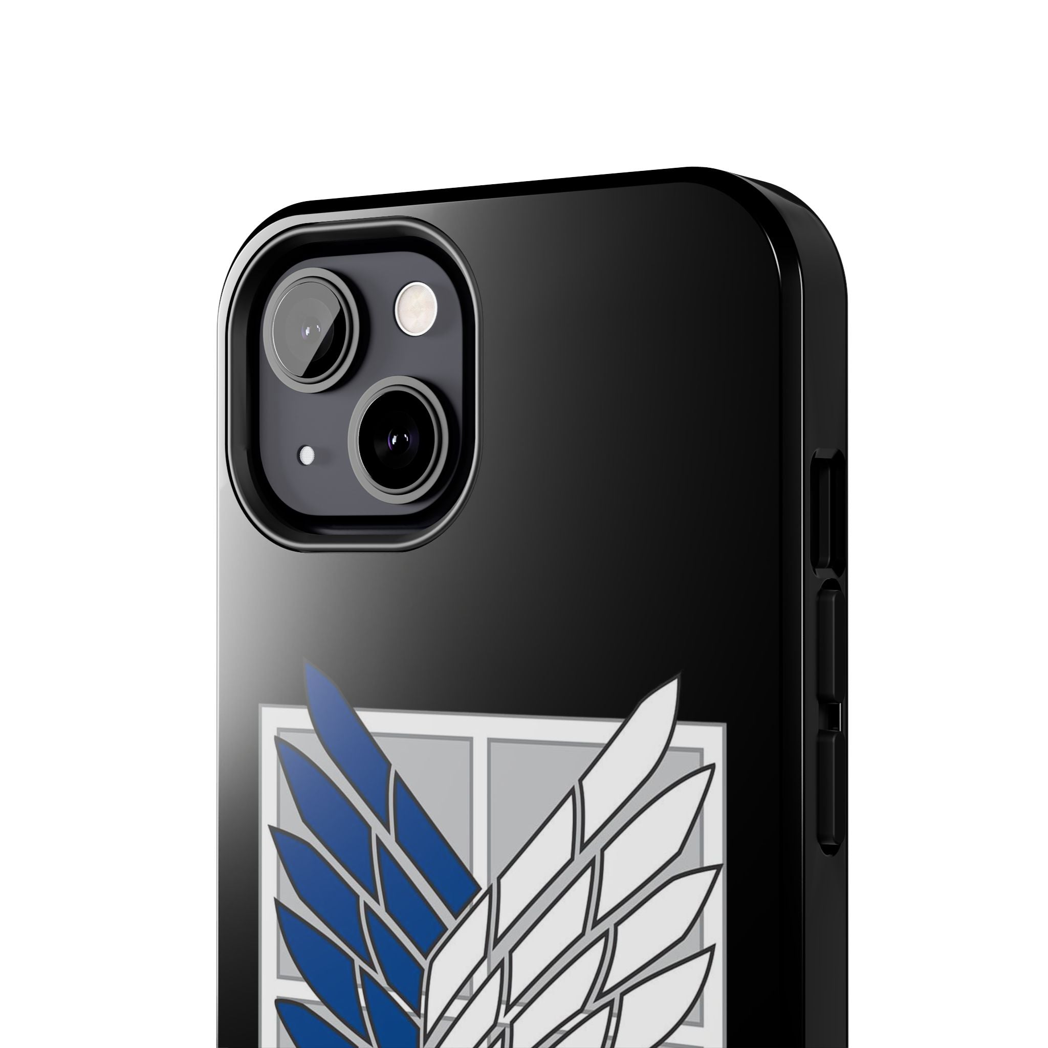 Attack On Titan Survey Corps Tough Phone Case — Anime Wings Emblem Protective iPhone Cover