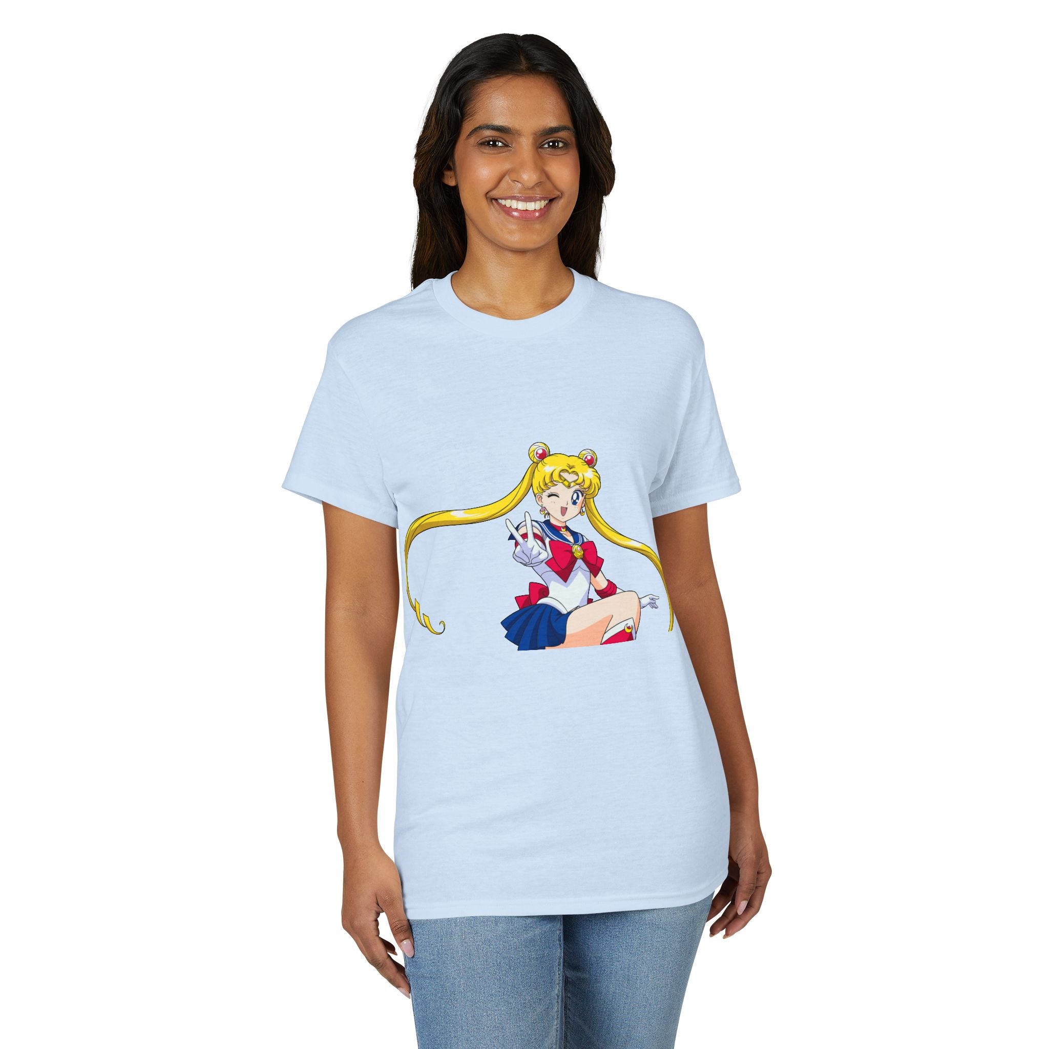 Sailor moon -Inspired Anime Girl Graphic T-Shirt
