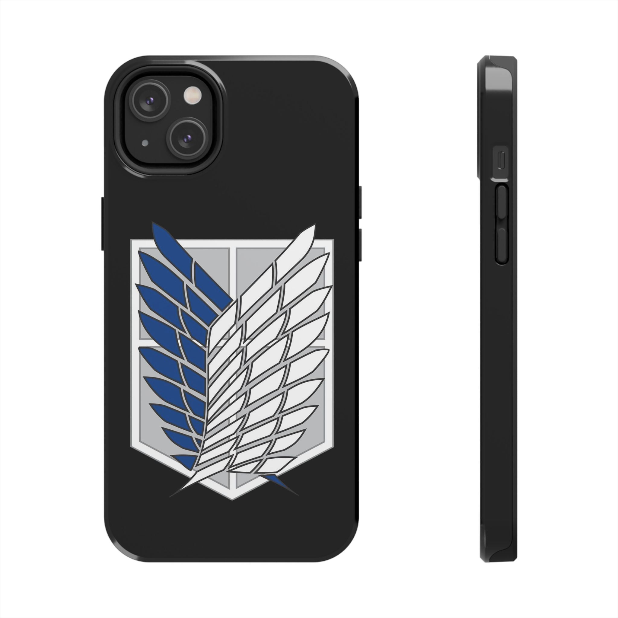 Attack On Titan Survey Corps Tough Phone Case — Anime Wings Emblem Protective iPhone Cover