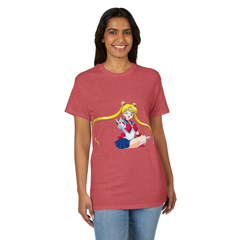 Sailor moon -Inspired Anime Girl Graphic T-Shirt