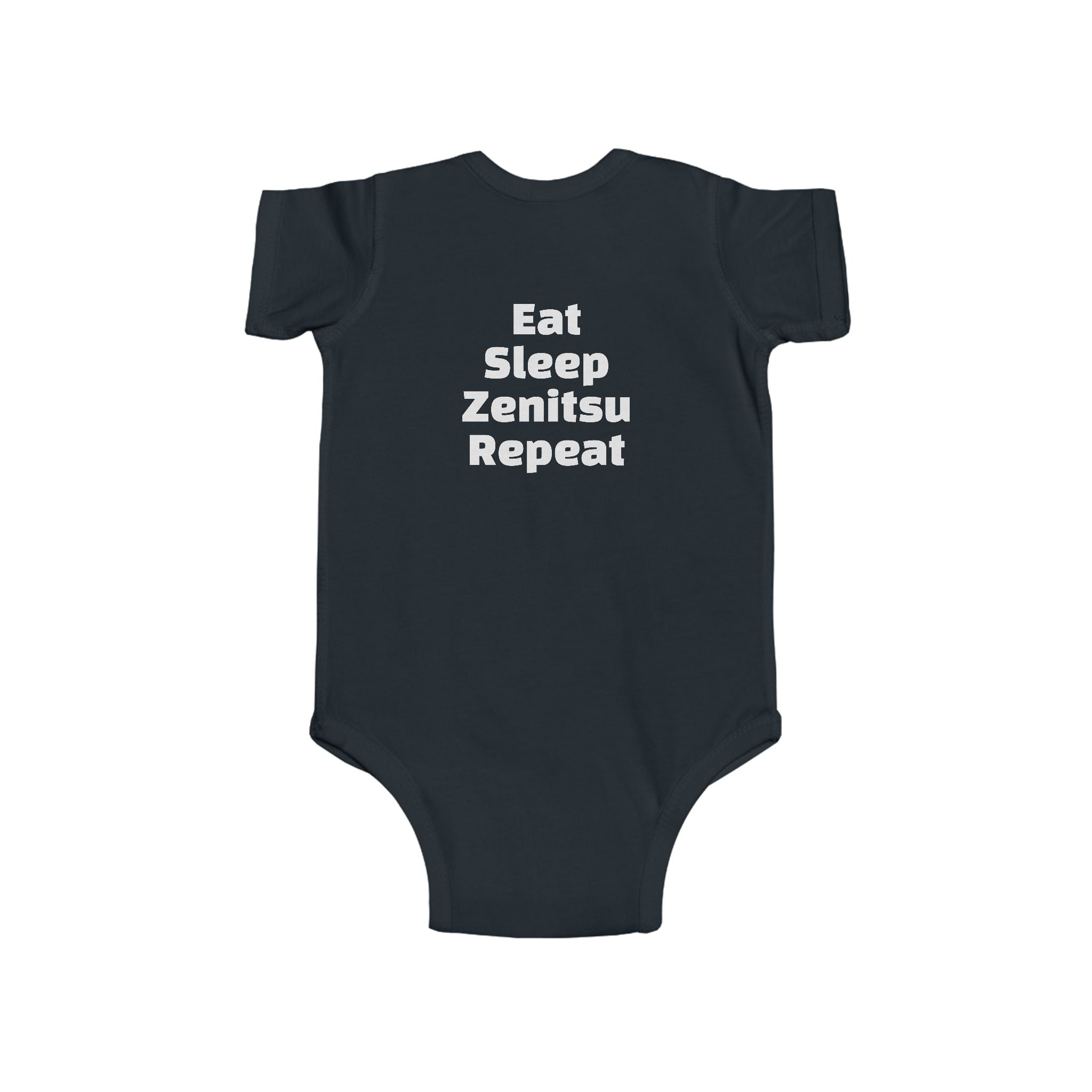 Zenitsu Baby Bodysuit – "Eat Sleep Zenitsu Repeat" Cute Anime Infant Onesie