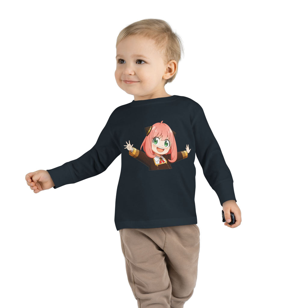 Spy x Family Anya Toddler Long Sleeve Tee — Cute Anime Kid Shirt