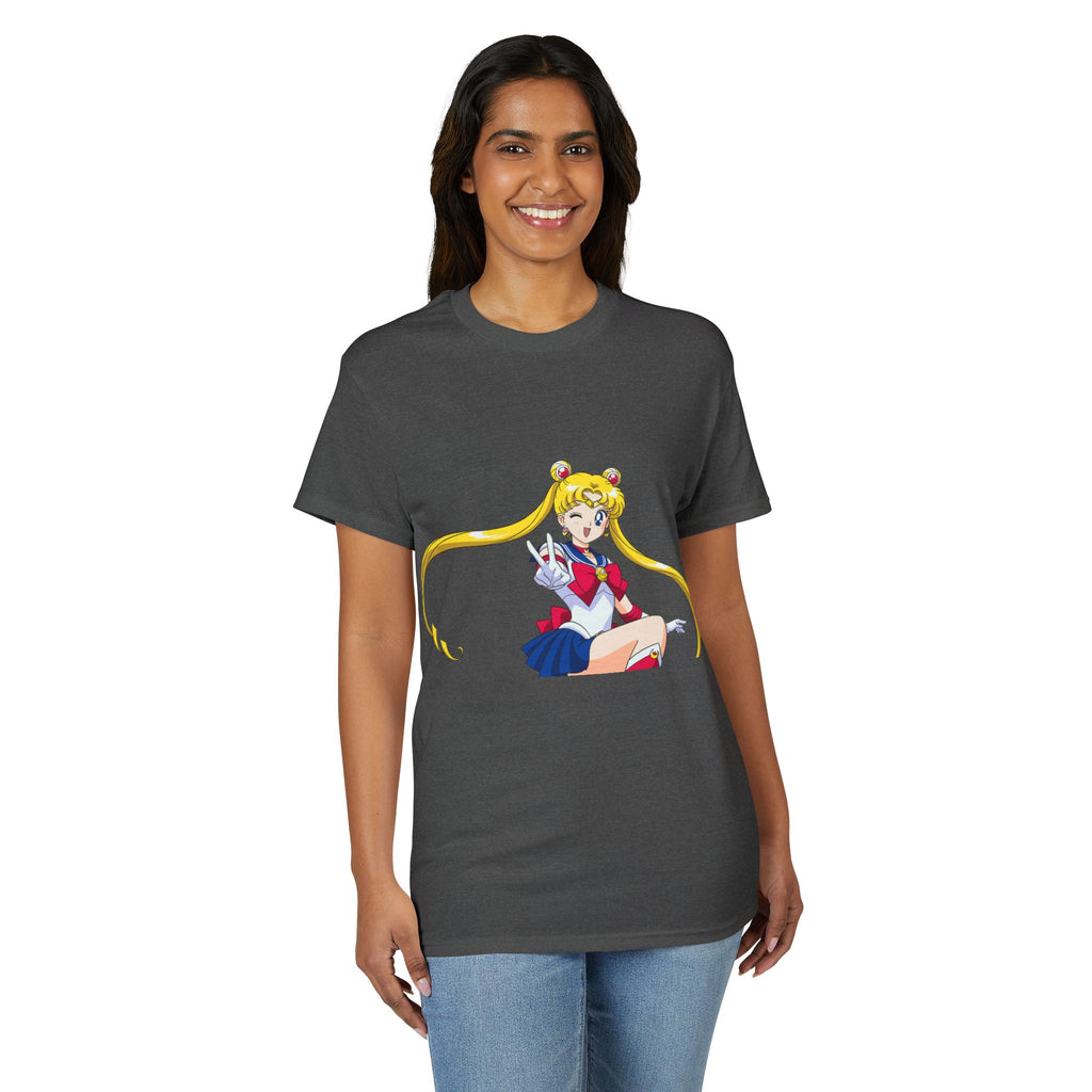 Sailor moon -Inspired Anime Girl Graphic T-Shirt