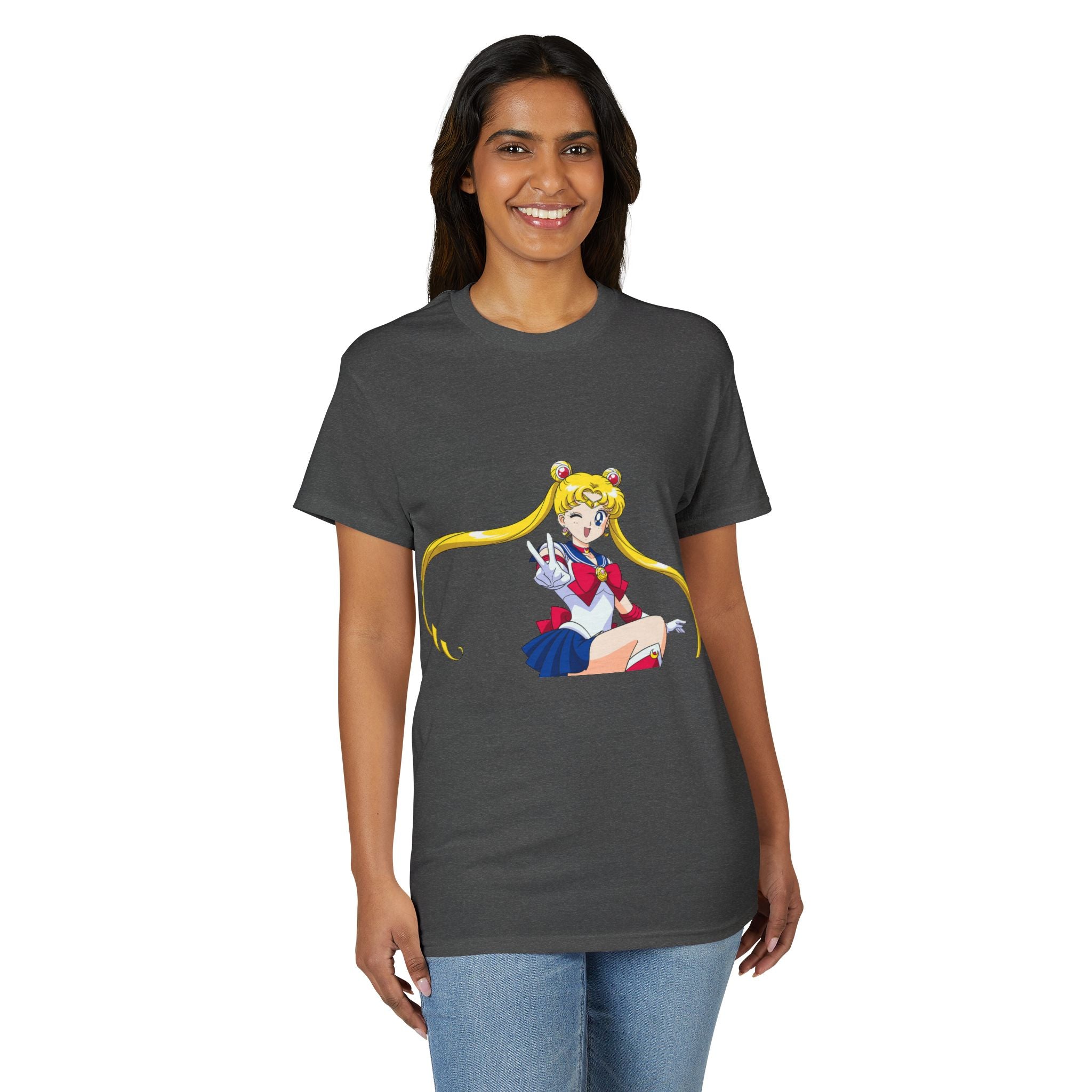 Sailor moon -Inspired Anime Girl Graphic T-Shirt