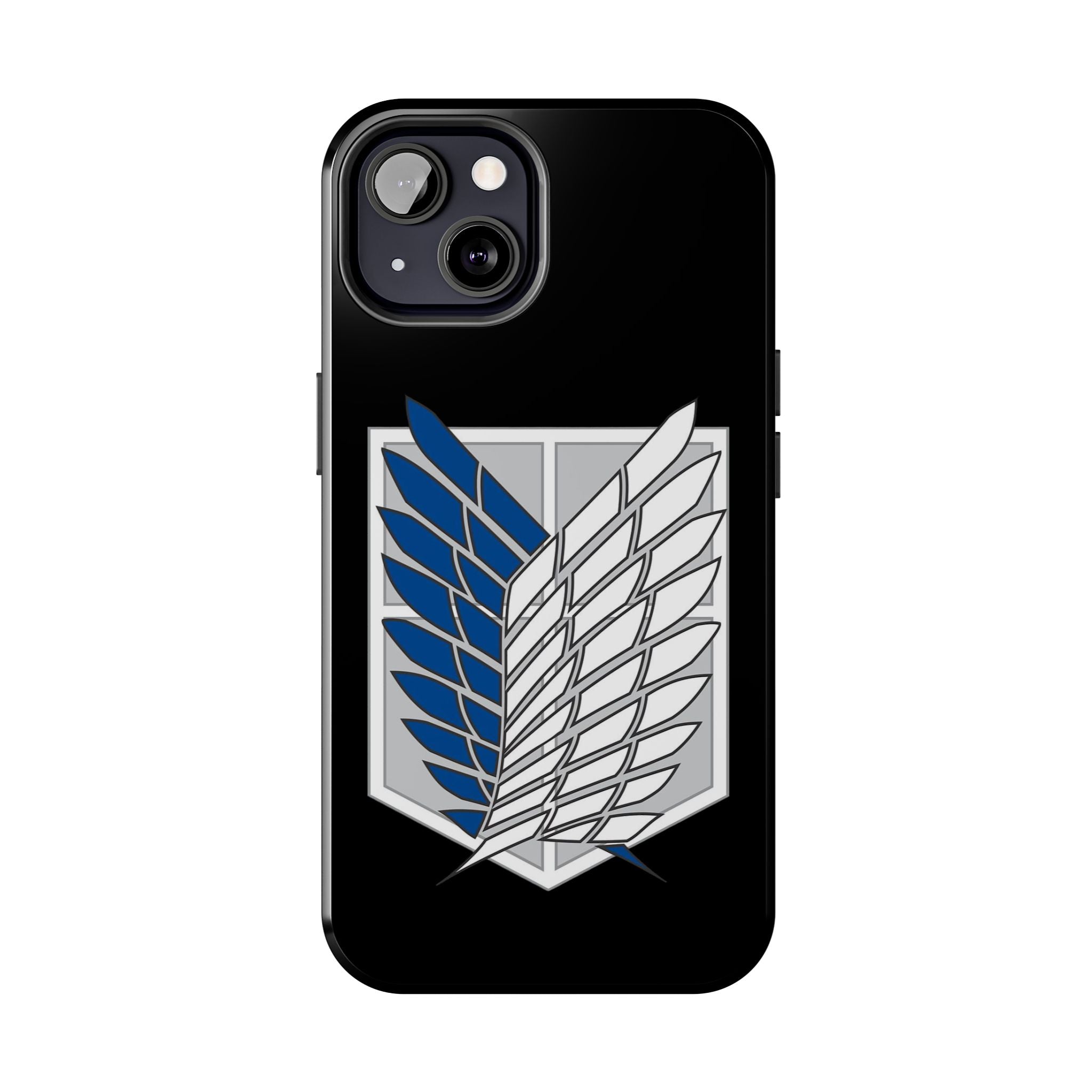 Attack On Titan Survey Corps Tough Phone Case — Anime Wings Emblem Protective iPhone Cover